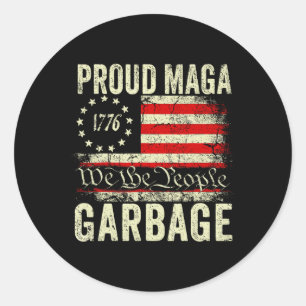 Adesivo Não Somos Garbyge Vote Trump Para O Presidente 202