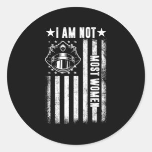 Adesivo Não Sou A Maioria Das Mulheres Policiais Policiais