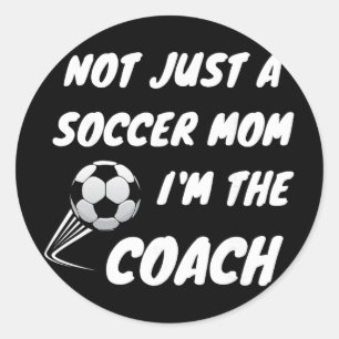 Adesivo Não Sou Apenas Uma Mãe de Futebol, Sou Uma Treinad