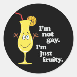 ADESIVO NÃO SOU GAY. SOU APENAS FRUTADO.