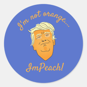 Adesivo Não sou laranja, ImPeach Trump