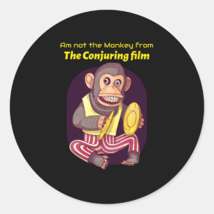 Adesivo Não sou o macaco do filme "Conjurando"