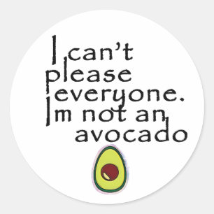 Adesivo Não sou um Avocado!