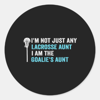 Adesivo Não sou uma tia Lacrosse, Tia Goalie Engraçada.