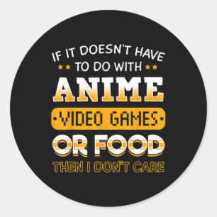 Adesivo Não tem a ver com videogame de anime ou foo
