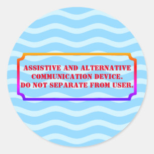 Adesivo Não tire a cor AAC