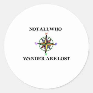 Adesivo Não tudo que Wander é perdido