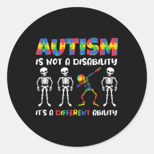 Adesivo Não Uma Deficiência Diferente Capacidade Autismo D