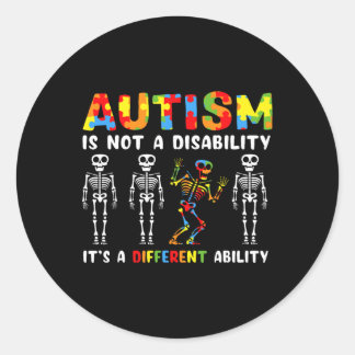 Adesivo Não Uma Deficiência Diferente Capacidade Autismo D