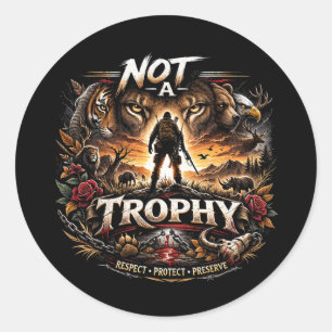 Adesivo Não uma Troféu