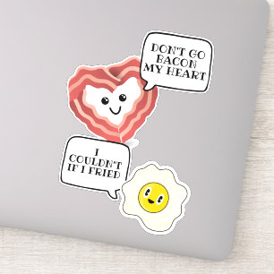 Adesivo Não vá partir meu coração, não posso se frite