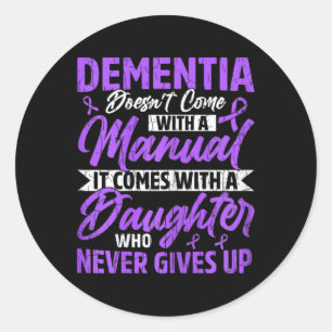 Adesivo Não vem com a consciência de Alzheimerheimer manua