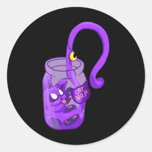 Adesivo Nap De Gato De Moon Face - Gato Bonito