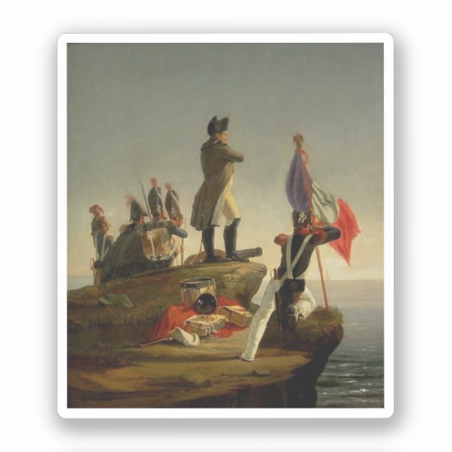 Adesivo Napoleão Aguardando o suborno Inconstante (Frente)