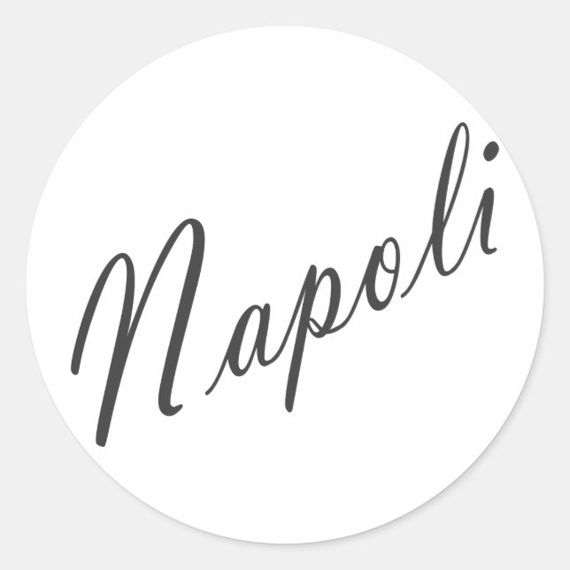 Adesivo napoli (Frente)