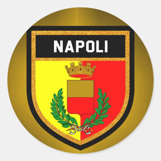 Adesivo Napoli Flag (Frente)