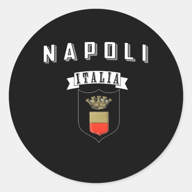 Adesivo Napoli Italia Nápoles Itália (Frente)