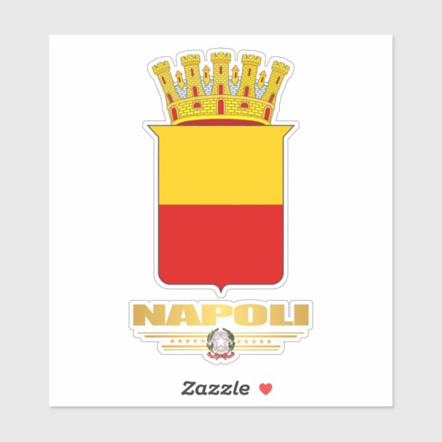 Adesivo Napoli (Nápoles) (Folha)