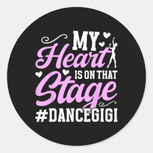 Adesivo Naquele Palco Dança Gigi De Dançarino Gigi