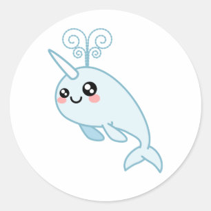 Adesivo Narwhal Cutie