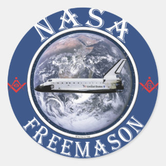 Adesivo NASA Freemason