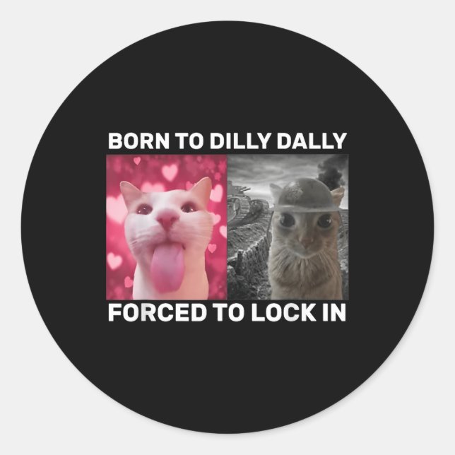 Adesivo Nascer A Dilly Dally Forçada A Bloquear Memória De (Frente)