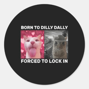 Adesivo Nascer A Dilly Dally Forçada A Bloquear Os Homens
