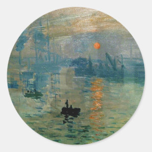 Adesivo Nascer do sol da impressão de Monet (soleil