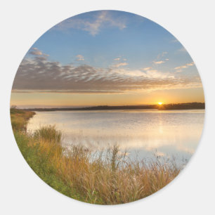 Adesivo Nascer do sol sobre áreas alagadas em Arrowwood Na