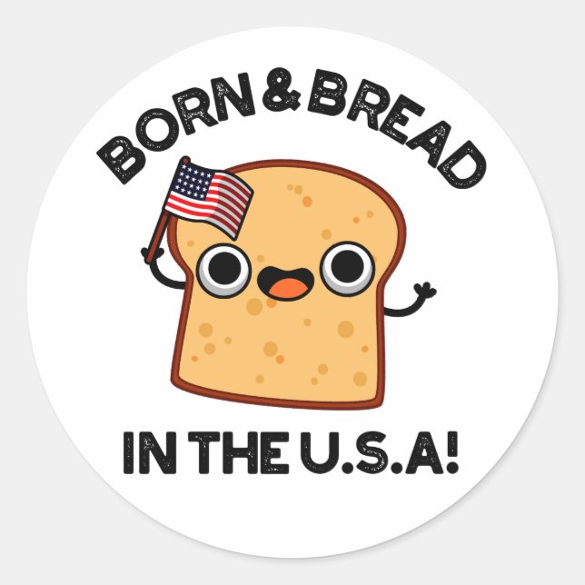 Adesivo Nascer E Pão Nos Estados Unidos (Frente)