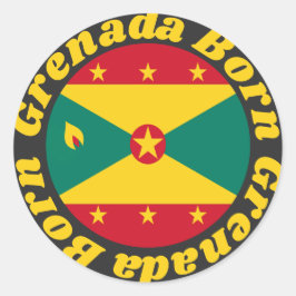 Adesivo Nascer Granada | Sinalizador Grenadiano Cinto e Te