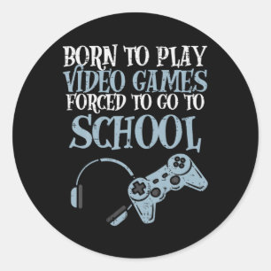 Adesivo Nascer Jogue Vídeo Jogo Divertido Jogo Homens Jove