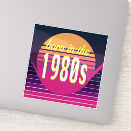 Adesivo Nascer na década de 1980, Milênio, geração X, ano
