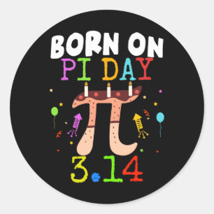 Adesivo Nascer No Aniversário Do Pi De 2025 Happy Pi Day M