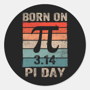 Adesivo Nascer No Aniversário Do Pi De 2025 Happy Pi Day M