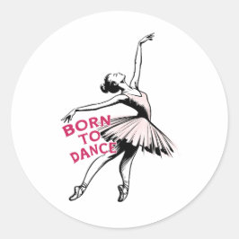 Adesivo Nascer para Dance Ballerina, Dançarina Balé