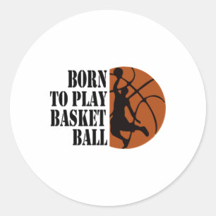 Adesivo Nascer para jogar basquete 6