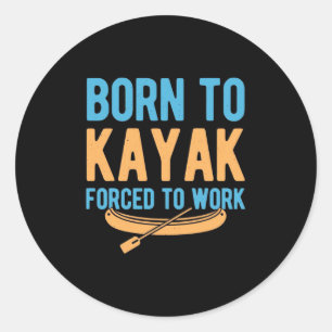 Adesivo Nascer Para Kayak Forçado A Trabalhar