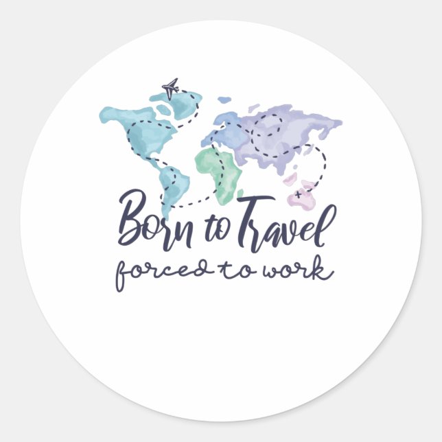 Adesivo Nascer para Viagem (Frente)