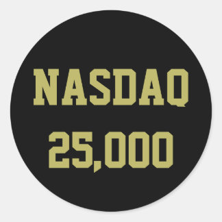 Adesivo NASDAQ 25000 Stock Market Celebration
