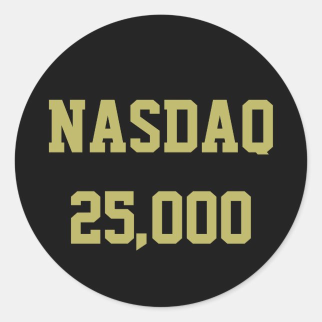 Adesivo NASDAQ 25000 Stock Market Celebration (Frente)