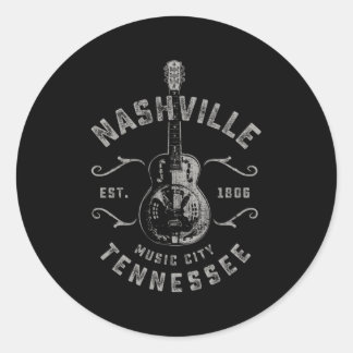 Adesivo Nashville Music City Usa