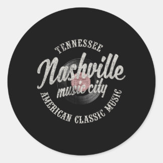 Adesivo Nashville Music Vinyl