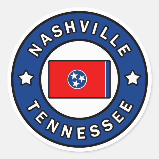 Adesivo Nashville Tennessee (Frente)
