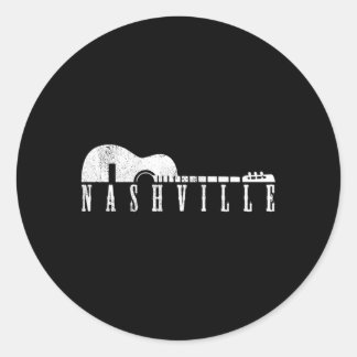 Adesivo Nashville Tennessee Country Music Guitar