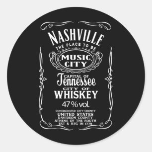 Adesivo Nashville Tennessee Estados Unidos Usa Coun Ociden