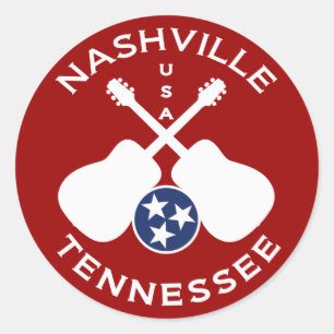 Adesivo Nashville, Tennessee EUA