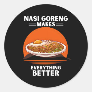 Adesivo Nasi Goreng Torna Tudo Melhor Comida