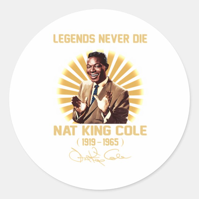 Adesivo Nat King Cole (Frente)