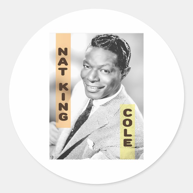 Adesivo Nat King Cole (Frente)